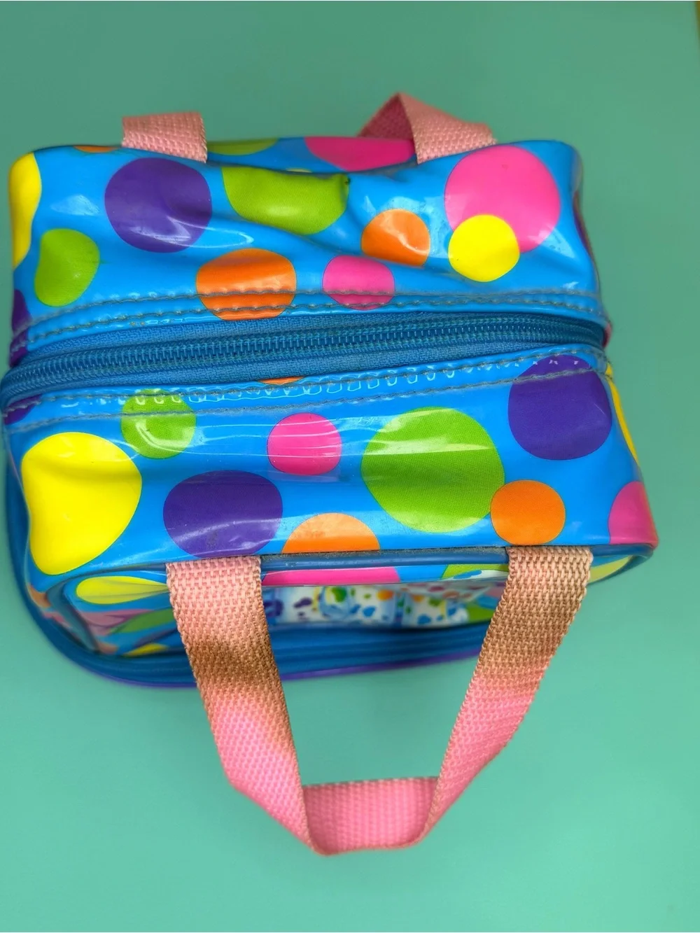 Lisa Frank Vintage Colorful Dalmatian Duo Kids Lunch Bag